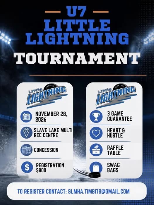 Poster for U7 LITTLE LIGHTNING TOURNAMENT